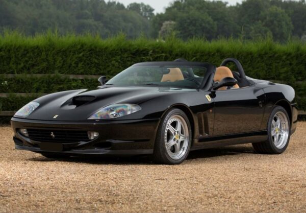 BBR 1:18 Ferrari 550 Barchetta Nero DS (Beige Interior) (BBR1874C) Limited Edition Resin Model
