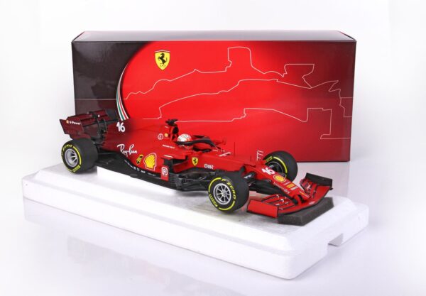 BBR 211806ER Ferrari F1 SF21 Imola GP 2021 Yellow Tires Diecast Model Car