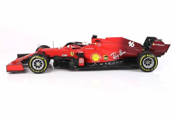 BBR 211806ER Ferrari F1 SF21 Imola GP 2021 Yellow Tires Diecast Model Car