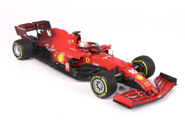 BBR 211806ER Ferrari F1 SF21 Imola GP 2021 Yellow Tires Diecast Model Car