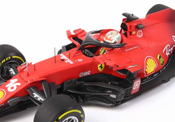 BBR 211806ER Ferrari F1 SF21 Imola GP 2021 Yellow Tires Diecast Model Car