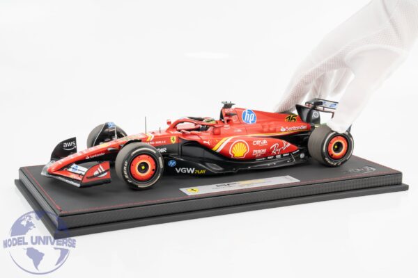 BBR - 1:18 Ferrari SF24 No.16 Charles Leclerc Winner Italian GP 2024 - Limited Edition Diecast Model (Luxury Edition) 12 BBR - 1:18 Ferrari SF24 No.16 Charles Leclerc Winner Italian GP 2024 - Limited Edition Diecast Model (Luxury Edition)