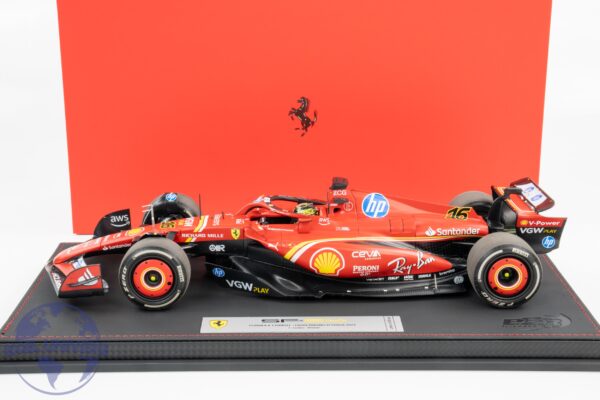 BBR - 1:18 Ferrari SF24 No.16 Charles Leclerc Winner Italian GP 2024 - Limited Edition Diecast Model (Luxury Edition) 16 BBR - 1:18 Ferrari SF24 No.16 Charles Leclerc Winner Italian GP 2024 - Limited Edition Diecast Model (Luxury Edition)