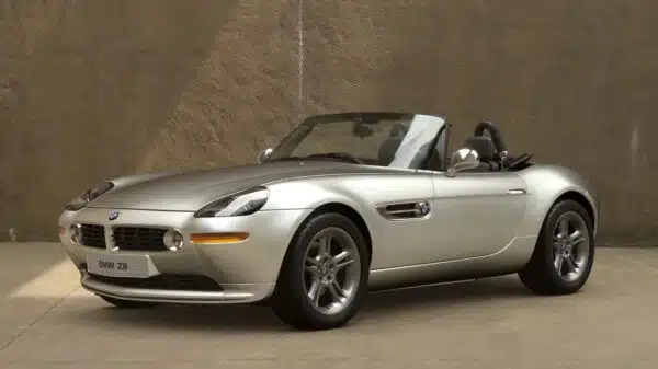 Minichamps - 1:18 BMW Z8 Roadster 2000 Silver - Diecast Model
