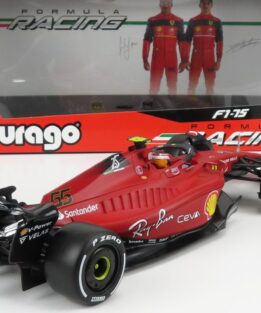 Bburago 16811SA Ferrari F1-75 2022 55 Carlos Sainz Diecast Model
