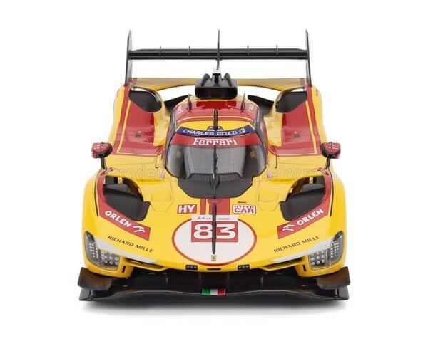 Bburago 1:18 Ferrari 499P No.83 Winner 24h Le Mans 2025 - R.Kubica, P.Hanson, Y.Ye (18-16308) Diecast Model 16 Bburago 1:18 Ferrari 499P No.83 Winner 24h Le Mans 2025 - R.Kubica, P.Hanson, Y.Ye - Diecast Model