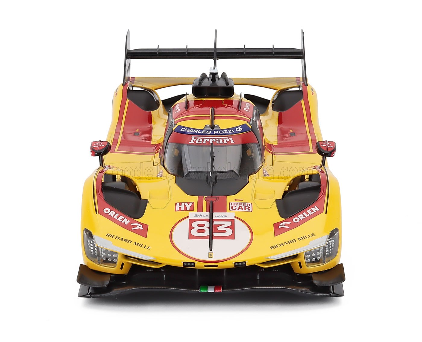 Bburago 1:18 Ferrari 499P No.83 Winner 24h Le Mans 2025 - R.Kubica, P.Hanson, Y.Ye (18-16308) Diecast Model 7 Bburago 1:18 Ferrari 499P No.83 Winner 24h Le Mans 2025 - R.Kubica, P.Hanson, Y.Ye - Diecast Model