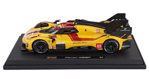 Bburago 1:18 Ferrari 499P No.83 Winner 24h Le Mans 2025 - R.Kubica, P.Hanson, Y.Ye (18-16308) Diecast Model 18 Bburago 1:18 Ferrari 499P No.83 Winner 24h Le Mans 2025 - R.Kubica, P.Hanson, Y.Ye - Diecast Model