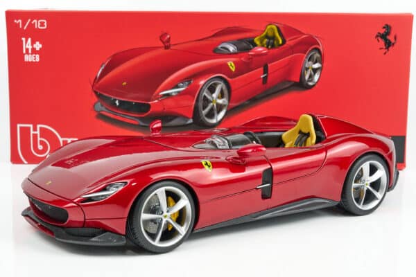 Bburago - 1:18 Ferrari Monza SP1 Red Signature Edition