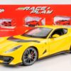 Bburago - 1:18 Ferrari 812 Competizione Modena Yellow 2021 - Diecast Model 8 Bburago - 1:18 Ferrari 812 Competizione Modena Yellow 2021 - Diecast Model