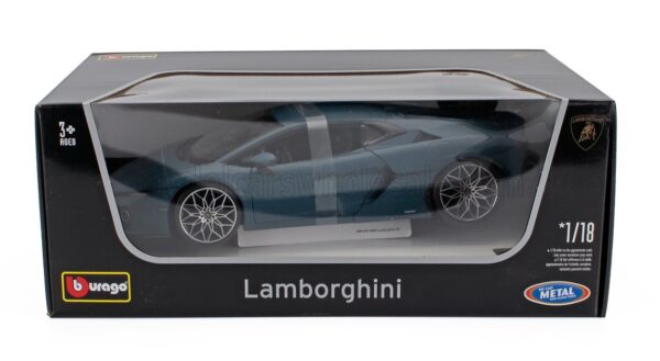 Bburago 1:18 Lamborghini Temerario Matt Blue 2024 (18-11052MBL) Diecast Model 21 Bburago 1:18 Lamborghini Temerario Matt Blue 2024 (18-11052MBL) Diecast Model