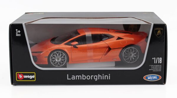 Bburago 1:18 Lamborghini Temerario Orange 2024 (18-11052OR) Diecast Model 15 Bburago 1:18 Lamborghini Temerario Orange 2024 (18-11052OR) Diecast Model