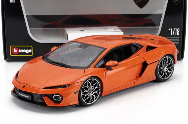 Bburago 1:18 Lamborghini Temerario Orange 2024 (18-11052OR) Diecast Model