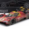 Bburago - 1:18 Ferrari 499P No.50 Winner 24h Le Mans 2024 Fuoco, Molina, Nielsen - "Dirty Race Weathered Version" - Showcase Edition - Diecast Model 43 Bburago - 1:18 Ferrari 499P No.50 Winner 24h Le Mans 2024 Fuoco, Molina, Nielsen - "Dirty Race Weathered Version" - Showcase Edition - Diecast Model