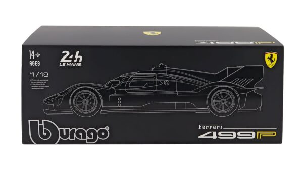Bburago 1:18 Ferrari 499P No.83 Winner 24h Le Mans 2025 - R.Kubica, P.Hanson, Y.Ye (18-16316-83-VET) Diecast Model Deluxe Edition with Case 25 Bburago 1:18 Ferrari 499P No.83 Winner 24h Le Mans 2025 - R.Kubica, P.Hanson, Y.Ye (18-16316-83-VET) Diecast Model Deluxe Edition with Case