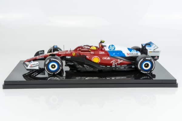 Bburago 1:18 Ferrari SF-25 No.44 Lewis Hamilton Miami GP 2025 Deluxe Edition with Showcase (18-16822-H-MIAMI-VET) Diecast Model 17 Bburago 1:18 Ferrari SF-25 No.44 Lewis Hamilton Miami GP 2025 Deluxe Edition with Showcase (18-16822-H-MIAMI-VET) Diecast Model