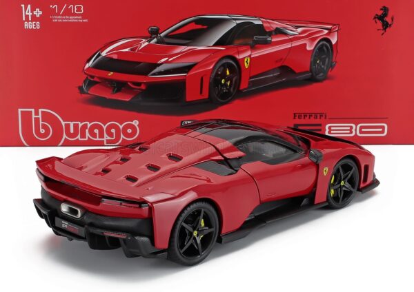 Bburago 1:18 Ferrari F80 2024 Rosso Corsa Red Signature Edition (18-16918) Diecast Model 15 Bburago 1:18 Ferrari F80 2024 Rosso Corsa Red Signature Edition (18-16918) Diecast Model