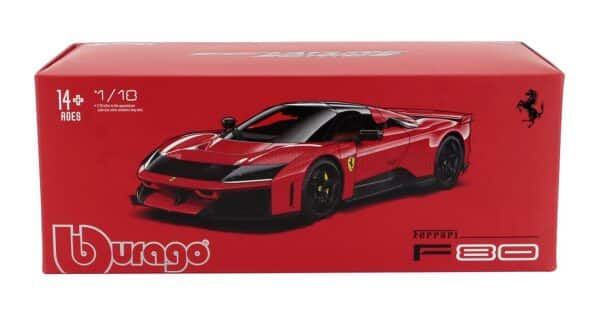 Bburago 1:18 Ferrari F80 2024 Rosso Corsa Red Signature Edition (18-16918) Diecast Model 27 Bburago 1:18 Ferrari F80 2024 Rosso Corsa Red Signature Edition (18-16918) Diecast Model