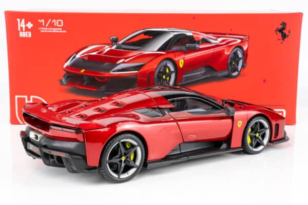 Bburago - 1:18 Ferrari F80 2024 Red Metallic Signature Edition - Diecast Model 17 Bburago - 1:18 Ferrari F80 2024 Red Metallic Signature Edition - Diecast Model
