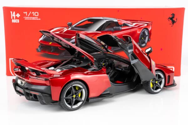 Bburago - 1:18 Ferrari F80 2024 Red Metallic Signature Edition - Diecast Model 18 Bburago - 1:18 Ferrari F80 2024 Red Metallic Signature Edition - Diecast Model
