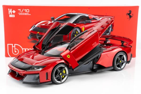 Bburago - 1:18 Ferrari F80 2024 Red Metallic Signature Edition - Diecast Model 16 Bburago - 1:18 Ferrari F80 2024 Red Metallic Signature Edition - Diecast Model