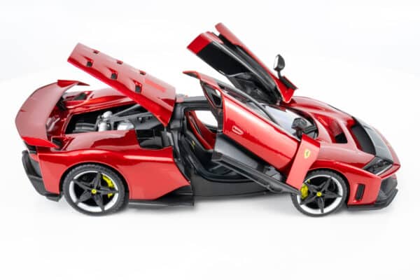 Bburago - 1:18 Ferrari F80 2024 Red Metallic Signature Edition - Diecast Model 28 Bburago - 1:18 Ferrari F80 2024 Red Metallic Signature Edition - Diecast Model
