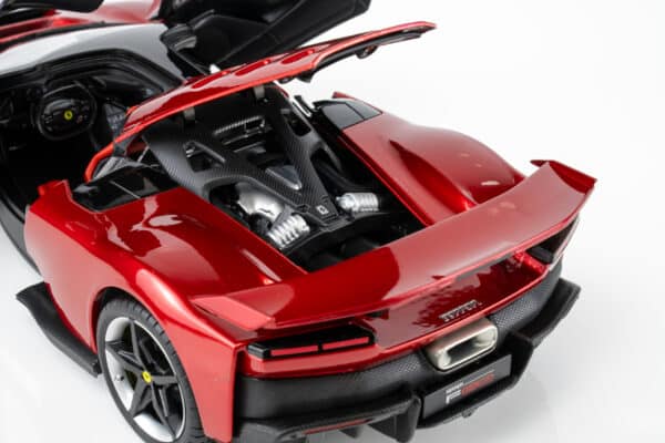 Bburago - 1:18 Ferrari F80 2024 Red Metallic Signature Edition - Diecast Model 23 Bburago - 1:18 Ferrari F80 2024 Red Metallic Signature Edition - Diecast Model