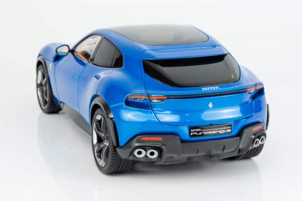 Polistil - 1:18 Ferrari Purosangue 2022 Blue Corsa with Showcase (18FE02022-HC) Limited Edition Diecast Model 26 Polistil - 1:18 Ferrari Purosangue 2022 Blue Corsa with Showcase (18FE02022-HC) Limited Edition Diecast Model