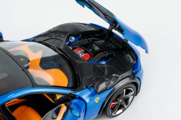 Polistil - 1:18 Ferrari Purosangue 2022 Blue Corsa with Showcase (18FE02022-HC) Limited Edition Diecast Model 20 Polistil - 1:18 Ferrari Purosangue 2022 Blue Corsa with Showcase (18FE02022-HC) Limited Edition Diecast Model
