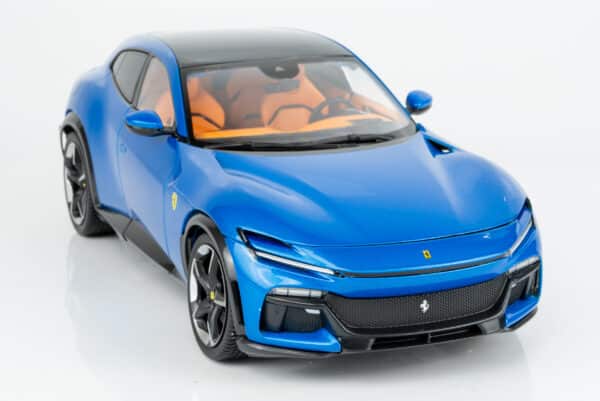 Polistil - 1:18 Ferrari Purosangue 2022 Blue Corsa with Showcase (18FE02022-HC) Limited Edition Diecast Model 25 Polistil - 1:18 Ferrari Purosangue 2022 Blue Corsa with Showcase (18FE02022-HC) Limited Edition Diecast Model
