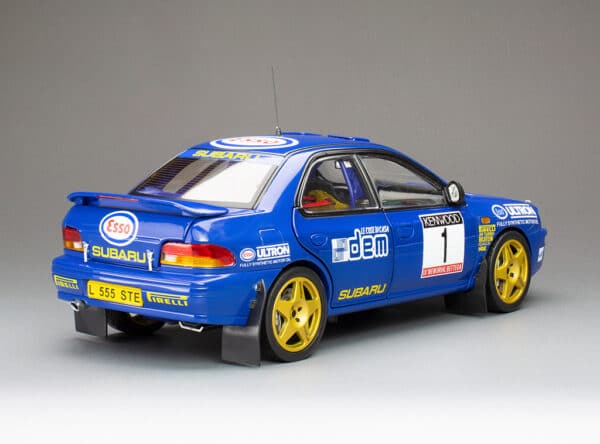 Alternative view of Sun Star - 1:18 Subaru Impreza 555 No.1 Colin McRae Winner Memorial Bettega 1993 (5600) Limited Edition Diecast Model
