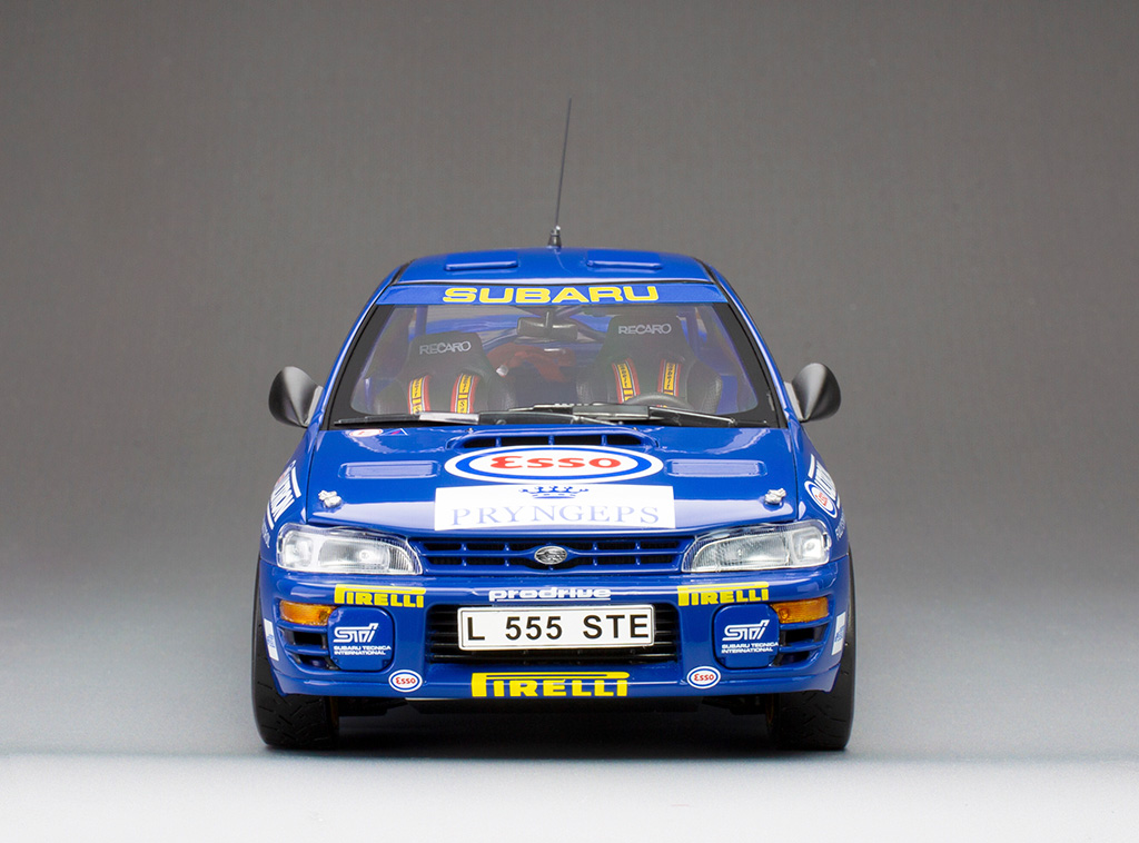 Sun Star - 1:18 Subaru Impreza 555 No.1 Colin McRae Winner Memorial Bettega 1993 (5600) Limited Edition Diecast Model 7 Sun Star - 1:18 Subaru Impreza 555 No.1 Colin McRae Winner Memorial Bettega 1993 (5600) Limited Edition Diecast Model - Image 7