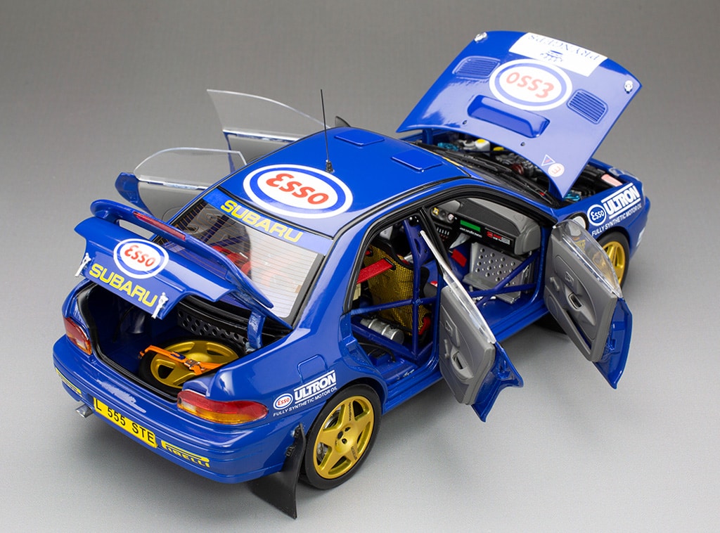 Sun Star - 1:18 Subaru Impreza 555 No.1 Colin McRae Winner Memorial Bettega 1993 (5600) Limited Edition Diecast Model 8 Sun Star - 1:18 Subaru Impreza 555 No.1 Colin McRae Winner Memorial Bettega 1993 (5600) Limited Edition Diecast Model - Image 8