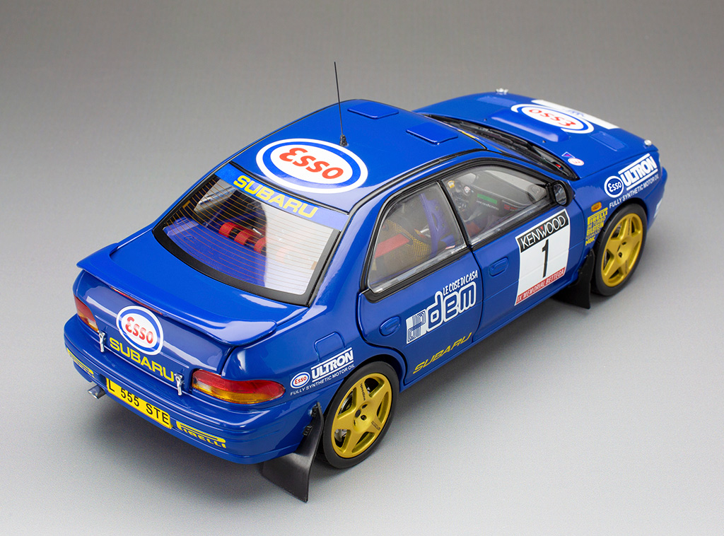 Sun Star - 1:18 Subaru Impreza 555 No.1 Colin McRae Winner Memorial Bettega 1993 (5600) Limited Edition Diecast Model 4 Sun Star - 1:18 Subaru Impreza 555 No.1 Colin McRae Winner Memorial Bettega 1993 (5600) Limited Edition Diecast Model - Image 4