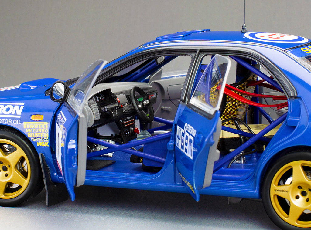 Sun Star - 1:18 Subaru Impreza 555 No.1 Colin McRae Winner Memorial Bettega 1993 (5600) Limited Edition Diecast Model 10 Sun Star - 1:18 Subaru Impreza 555 No.1 Colin McRae Winner Memorial Bettega 1993 (5600) Limited Edition Diecast Model - Image 10