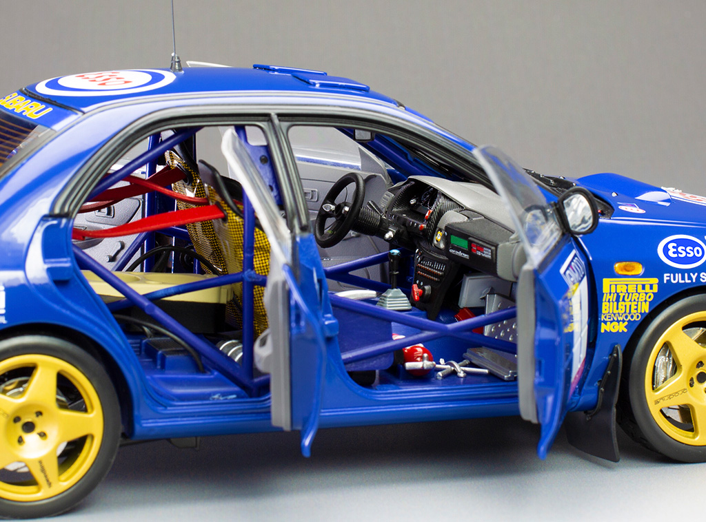 Sun Star - 1:18 Subaru Impreza 555 No.1 Colin McRae Winner Memorial Bettega 1993 (5600) Limited Edition Diecast Model 9 Sun Star - 1:18 Subaru Impreza 555 No.1 Colin McRae Winner Memorial Bettega 1993 (5600) Limited Edition Diecast Model - Image 9
