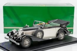 Cult Scale - 1:18 Mercedes-Benz 540K Cabriolet B (1936-38) Black / Silver - Limited Edition Resin Model