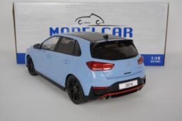 mcg - 1:18 hyundai i30 n blue 2021 diecast model