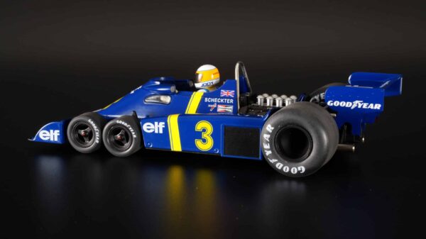 MCG - 1:18 Tyrrell P34 #3 Elf Team Tyrrell F1 GP Sweden 1976 Jody Scheckter 17 MCG - 1:18 Tyrrell P34 #3 Elf Team Tyrrell F1 GP Sweden 1976 Jody Scheckter