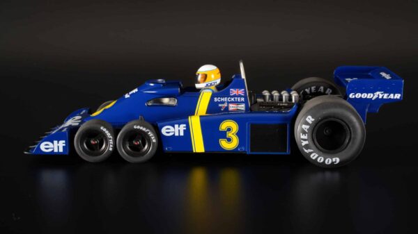 MCG - 1:18 Tyrrell P34 #3 Elf Team Tyrrell F1 GP Sweden 1976 Jody Scheckter 18 MCG - 1:18 Tyrrell P34 #3 Elf Team Tyrrell F1 GP Sweden 1976 Jody Scheckter