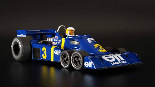 MCG - 1:18 Tyrrell P34 #3 Elf Team Tyrrell F1 GP Sweden 1976 Jody Scheckter 21 MCG - 1:18 Tyrrell P34 #3 Elf Team Tyrrell F1 GP Sweden 1976 Jody Scheckter