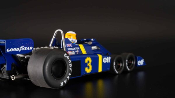 MCG - 1:18 Tyrrell P34 #3 Elf Team Tyrrell F1 GP Sweden 1976 Jody Scheckter 24 MCG - 1:18 Tyrrell P34 #3 Elf Team Tyrrell F1 GP Sweden 1976 Jody Scheckter