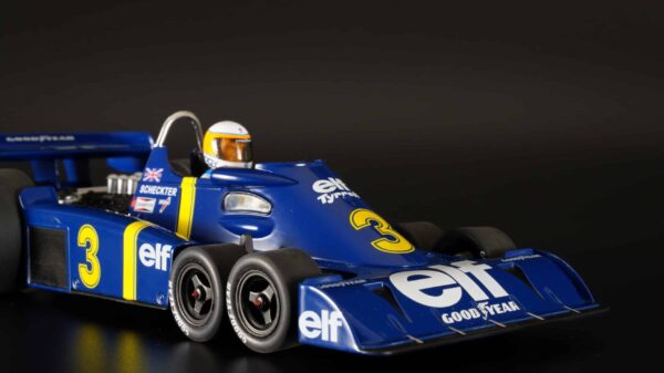 MCG - 1:18 Tyrrell P34 #3 Elf Team Tyrrell F1 GP Sweden 1976 Jody Scheckter 25 MCG - 1:18 Tyrrell P34 #3 Elf Team Tyrrell F1 GP Sweden 1976 Jody Scheckter
