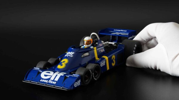 MCG - 1:18 Tyrrell P34 #3 Elf Team Tyrrell F1 GP Sweden 1976 Jody Scheckter 30 MCG - 1:18 Tyrrell P34 #3 Elf Team Tyrrell F1 GP Sweden 1976 Jody Scheckter
