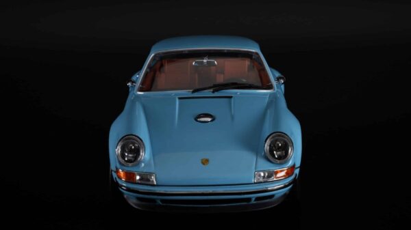 KK Scale - 1:18 Singer Porsche 911 Coupe Light Blue/Orange - Diecast Model 16 KK Scale - 1:18 Singer Porsche 911 Coupe Light Blue/Orange - Diecast Model