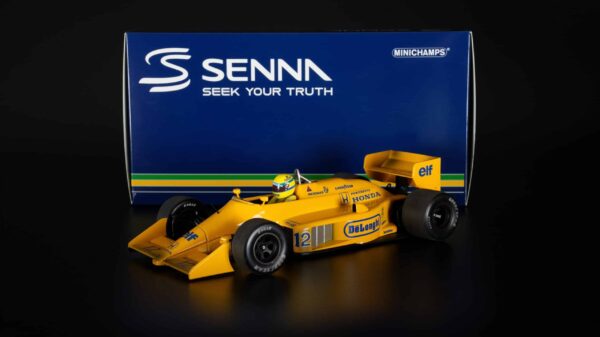 Minichamps - 1:18 Lotus Honda 99T Ayrton Senna Winner 1987 Monaco GP 'Dirty Version' (540873892) 17 Minichamps - 1:18 Lotus Honda 99T Ayrton Senna Winner 1987 Monaco GP 'Dirty Version' (540873892)