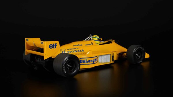 Minichamps - 1:18 Lotus Honda 99T Ayrton Senna Winner 1987 Monaco GP 'Dirty Version' (540873892) 24 Minichamps - 1:18 Lotus Honda 99T Ayrton Senna Winner 1987 Monaco GP 'Dirty Version' (540873892)