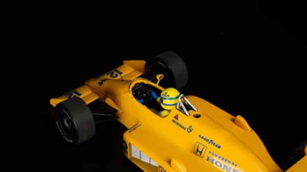 Minichamps - 1:18 Lotus Honda 99T Ayrton Senna Winner 1987 Monaco GP 'Dirty Version' (540873892)