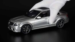 GT Spirit - 1:18 Mercedes-Benz C63 AMG Sedan Silver (GT462)