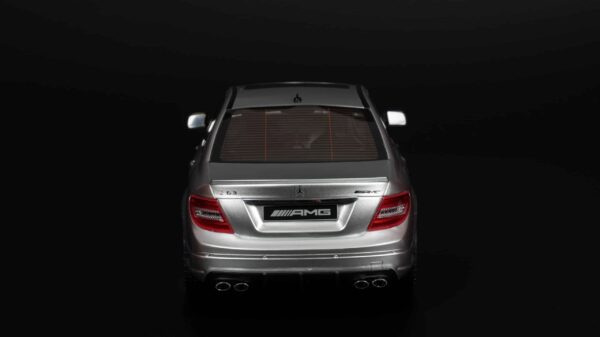 GT Spirit - 1:18 Mercedes-Benz C63 AMG Sedan Silver - Limited Edition Resin Model 20 GT Spirit - 1:18 Mercedes-Benz C63 AMG Sedan Silver (GT462)